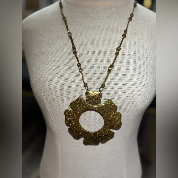 SOLD Vintage Mid Century Modernist JB Pericles of Haiti Brass-Chenet D'Haiti era - Picture 7 of 10